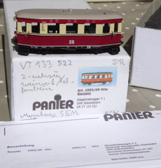 Sem – Basket 1095/09 H0e Diesel Railcar VT 133 522 GHE-HSB DR Epoch 3/4