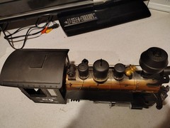 No 9 LARGE G SCALE STEAM LOCOMOTIVE ENGINE 2-6-2 For Parts or Repair