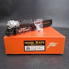 HO Gauge Brass DL&W M-1 Hudson 4-6-4 #1152 Nickel Plate KTM Japan / Original Box