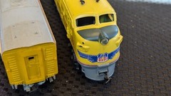Mantua HO F-7 A&B DUMMY Locomotive Pair UP #537/1468 B