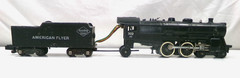 S gauge American Flyer #302 AC 4-6-2 steam engine (lot 0617)