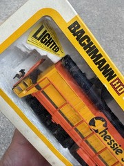 BACHMANN Ho Lighted Chessie System C&O 4127 GE U36B Diesel Model Train Car