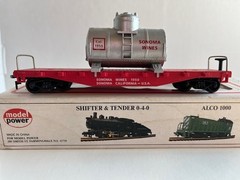 MODEL POWER 1950 – SONOMA WINES – Flat Train Car with Silver Wine Tank!