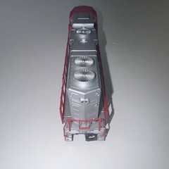 HO Scale 1:87 Santa Fe Diesel Locomotive DC Analog Bo-Bo Red/Silver 3600