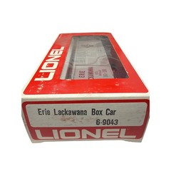 Lionel Erie Lackawanna GP-9 Diesel Train Set 8759 8760 Boxcar Caboose O Gauge