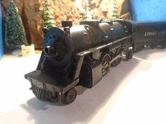 LIONEL VITG DIECAST 2-4-2 STEAM LOCOMOTIVE No 1110,TESTED,SCOUT TENDER 5-164-5