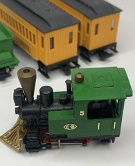 VTG Egger-Bahn 1009EB 0-4-0 Steam Loco EB #5 Tender Set Union Pacific Green READ