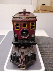 AMERICAN FLYER PREWAR O GAUGEMARRON 3020 4-4-4 ELECTRIC LOCOMOTIVE RUNS GOOD