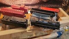 LIONEL Post War 2018 2-6-4 Engine 1956-61 7 Piece Set For Parts Or Repair Look