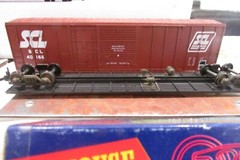 Ho Scale Roundhouse (3) Assorted 50′ Box Cars Seaboard Coast Line Lot#3387