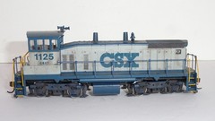 Athearn CSX SW1500 LED Lights, Weathered, With Upgrades, DC, HO