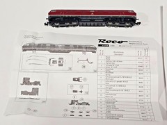 N SCALE ROCO #23268 EUROPEAN DIESEL LOCOMOTIVE DB 232 001-8 AUSTRIA TESTED VIDEO