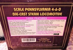 MTH Premier 20-3031-1 Pennsylvania 4-6-0 G-5 Steam PS.1 O #5740 New BCR PRR