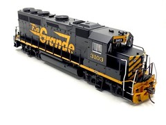Atlas HO EMD GP40-2 Rio Grande D&RGW #3103 Custom DCC/SND LED 10004231