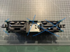 American Flyer Train 355 CNW Diesel Locomotive FRONT TRUCK ASSEMBLY PART LOT E
