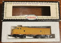 Vintage N Scale Aurora/Trix #4861 Union Pacific Diesel Locomotive Used
