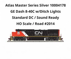 Atlas Master Series Silver 10004178 Dash 8-40C Standard DC/Sound Ready CN #2014