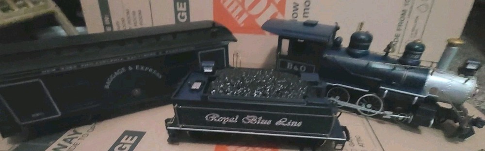 Bachman, Baltimore & Ohio, Royal Blue, G Scale 4/6/0 Steam Engine🔥🔥