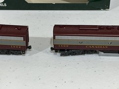 N scale Kato #106-2201 Candian Pacific E8/E9 A+A CP Loco set NEW Test Ran 3.1.1