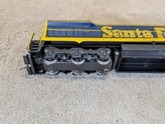 ALCO Models HO Brass #D-137 GE U-33C Diesel Loco Santa Fe #8513