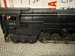 Vintage Post War 1952 Lionel Turbine Steam Engine 671 Very Nice With Manual