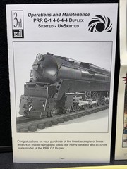 SUNSET 3RD RAIL PRR Q-1 DUPLEX 4-6-4-4 OPERATIONS & MAINTENANCE MANUAL