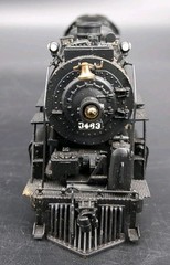 Tenshodo HO Gauge 139 FE Hudson 4-6-4 Steam Locomotive w/ Tender Santa Fe #3463