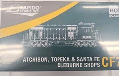 Rapido Item 70608 HO Scale Santa Fe CF7 (Square Cab) DCC/Sound #2600 1980+