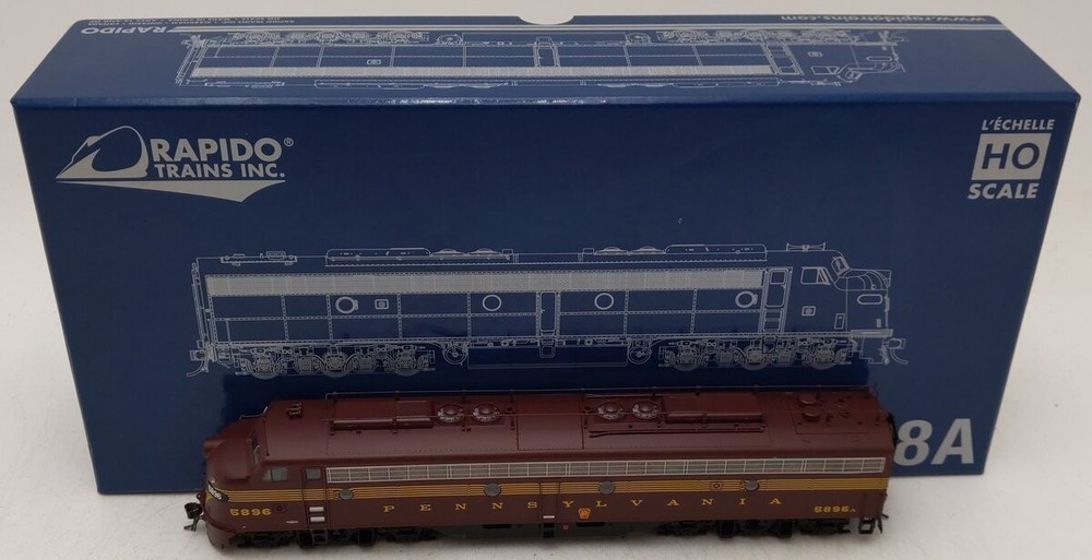 Rapido Trains 28533 HO PRR 5-Stripe EMD E8A Diesel Locomotive DCC & Sound #5896