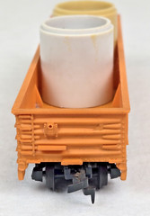 Tyco #341B-2.00 HO “Union Pacific” Gondola Car With Pipe Load Excellent With Box