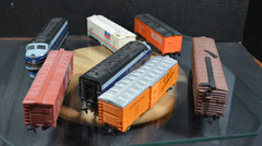 HO Scale B&O Locomotive Dummy Loco Box and Stock Cars