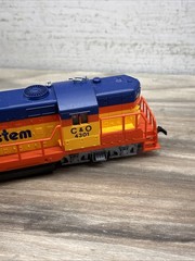 AHM HO CHESSIE SYSTEM C&O 4301 POWERED GP-18 DIESEL LOCOMOTIVE