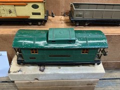 Lionel Loco 251e Red With 4 Cars Prewar O Gauge TESTED Restored (?) SET # 299