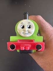 Vintage ERTL Percy The Small Engine 7” Die Cast Pull Back Train Working 1987