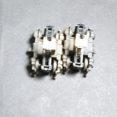 Ho Athearn Diesel locomotive Gp35 4 wheel trucks pair vintage.