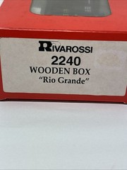 Rivarossi 2240 Wooden Box “Rio Grande” Freight Car