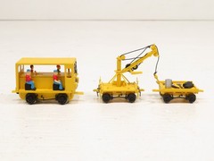 Spectrum 16946 HO Scale Speeder w/Work Crane & Cart LN