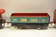 MARX 8995 BOXED TRAIN TRANSFORMER SET LOCOMOTIVE TENDER CABOOSE 5 CARS WORKS