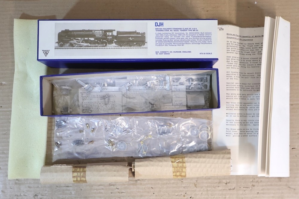 DJH K79 KIT BUILT BR 2-10-0 CLASS 9F LOCOMOTIVE EVENING STAR kit ol