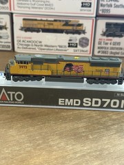 N Kato DC Union Pacific UP SD70M #3972 Lightly Used