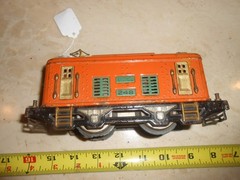 O gauge Lionel Prewar 248 Orange engine. As is for parts or repair.