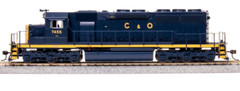 BROADWAY LIMITED 9033 HO SCALE EMD SD40 C&O 7462 No-Sound DC / DCC-Ready