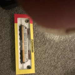 Fleischmann ho Electric Locomotive White Orange Black with 3 Passenger Cars