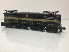 Rail King RK-2500 PRR Brunswick Green 5-Stripe GG-1 Diesel Powered 3-Rail Used