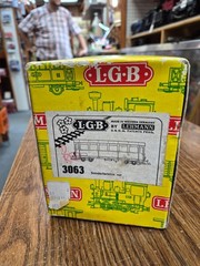 LGB 3063 OBB AUSTRIAN PASSENGER CAR EARLY BOX PRE OWNED G SCALE 1:22.5
