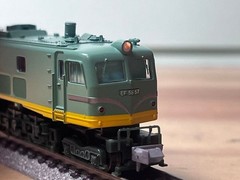 KATO EF58 Blue Emperor N Gauge Model Train with Light Function, Vintage
