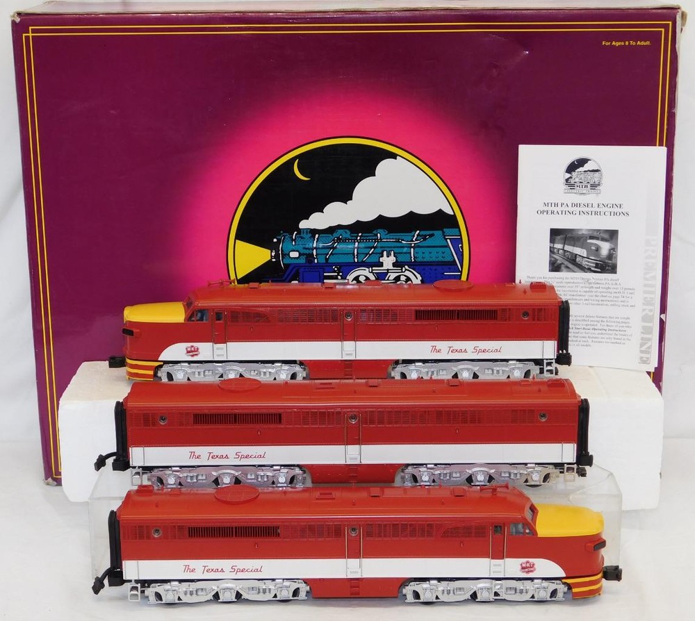 MTH 20-2194-1 TEXAS SPECIAL Alco PA ABA Protosound MKT Katy Diesel DualMTR TESTD