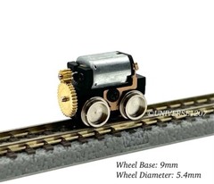 Z/Nn3/H0f/H0i/HOn2 NJNG Power Drive Chassis for Narrow Gauge Wheel 9mm/5.4mm