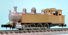N Scale Aru-Model 0-8-0 Baldwin JGR Class 4030 Steam Locomotive Kit Tank Engine