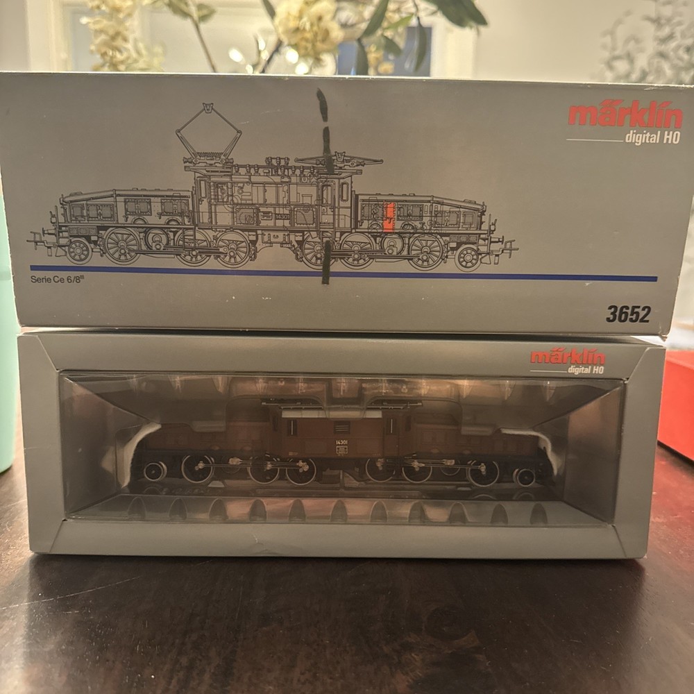D2206 H0 ~AC DIGITAL MÄRKLIN 3652 Elektrolokomotibe Ce 6/8 III 14301 Krokodil de